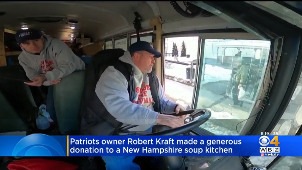 Patriots Robert Kraft Makes A Generous Donation to Support the Soupman