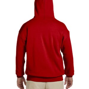 Mens Sweatshirt G185 Red Back Model